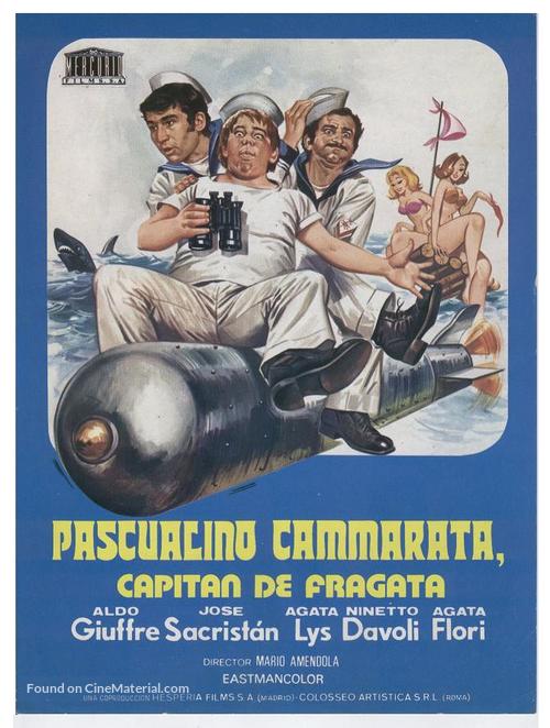 Pasqualino Cammarata... capitano di fregata - Spanish Movie Poster