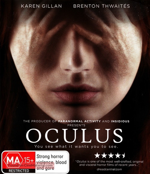 Oculus - Australian Blu-Ray movie cover