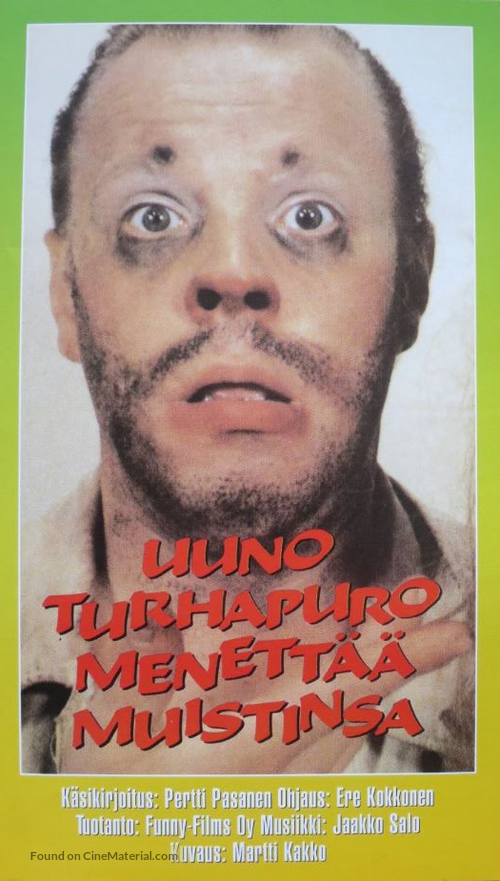 Uuno Turhapuro menett&auml;&auml; muistinsa - Finnish Movie Cover