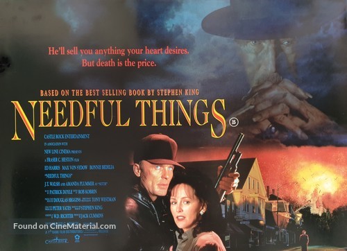 Needful Things - British Movie Poster