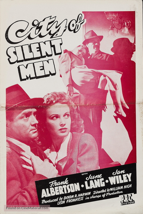 City of Silent Men - poster