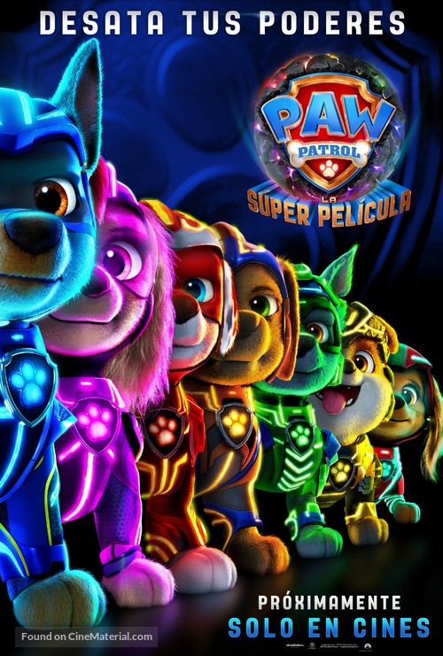 PAW Patrol: The Mighty Movie - Mexican Movie Poster