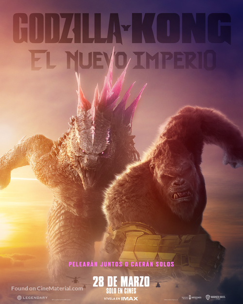 Godzilla x Kong: The New Empire - Mexican Movie Poster