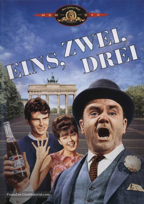 One, Two, Three - German DVD movie cover
