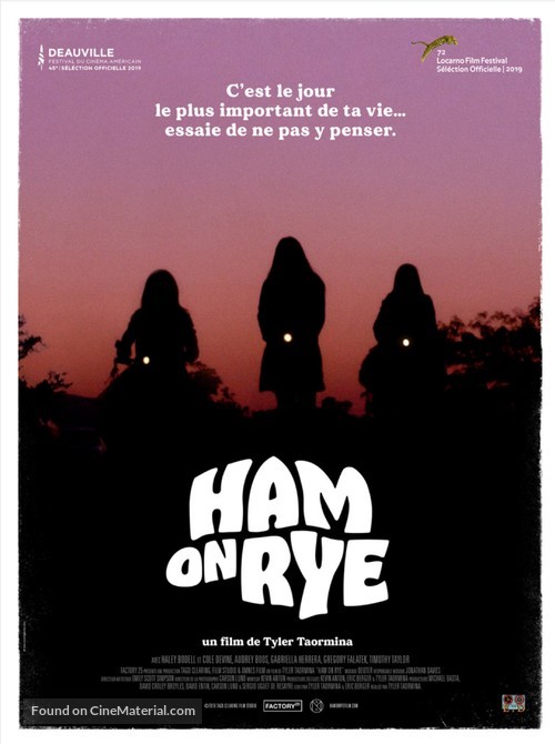 Ham on Rye - French Movie Poster