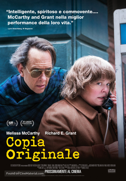 Can You Ever Forgive Me? - Italian Movie Poster