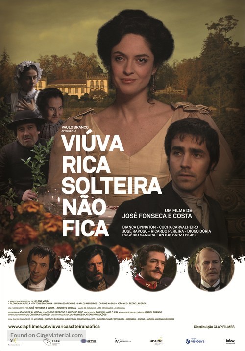 Vi&uacute;va Rica Solteira N&atilde;o Fica - Portuguese Movie Poster