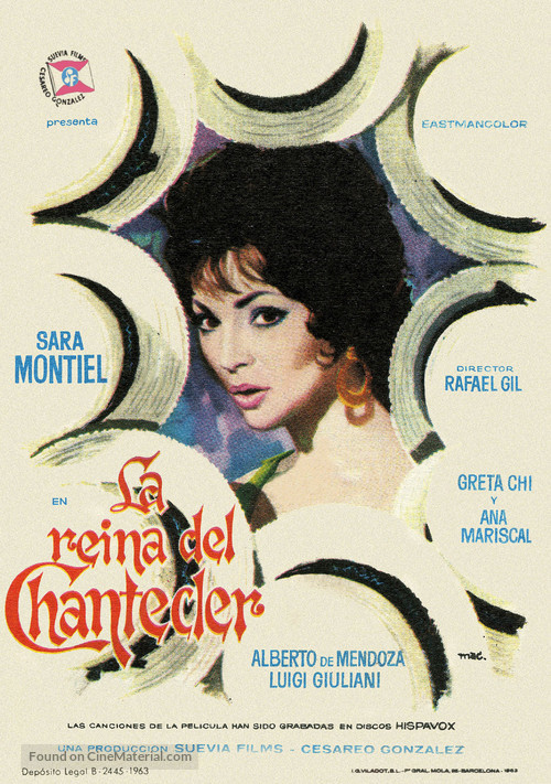 La reina del Chantecler - Spanish Movie Poster