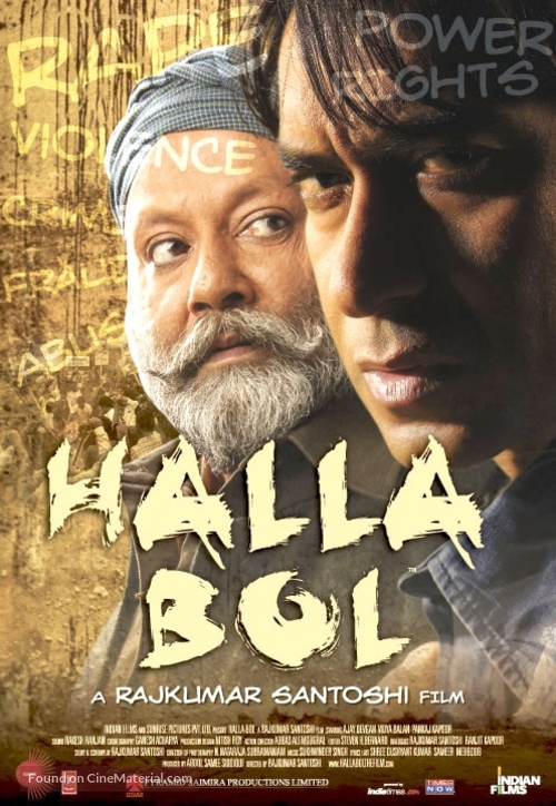 Halla Bol - Indian poster