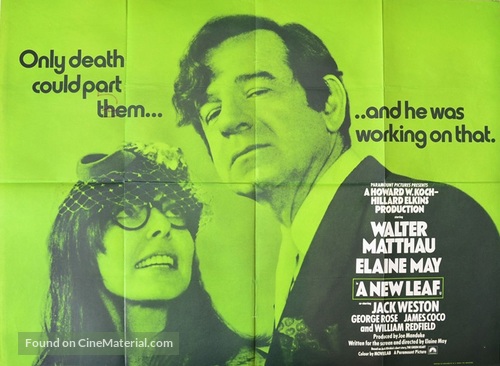A New Leaf - British Movie Poster
