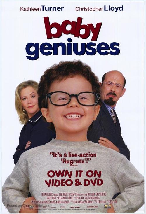 Baby Geniuses - Video release movie poster