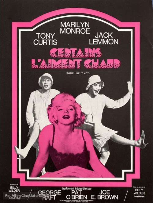 Some Like It Hot - French Movie Poster