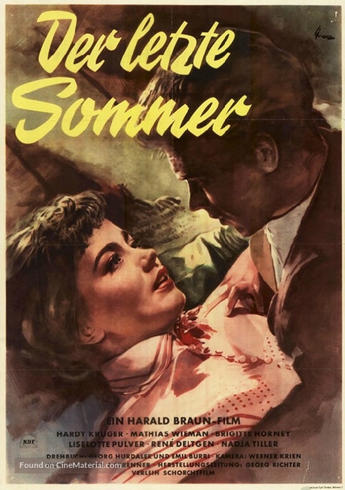 Der letzte Sommer - German Movie Poster