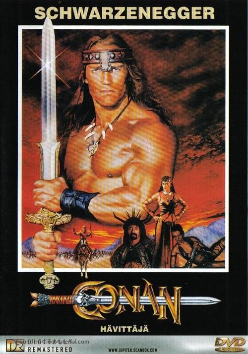 Conan The Destroyer - Finnish Movie Cover