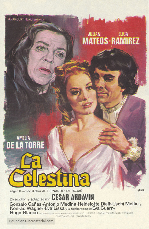 Celestina, La - Spanish Movie Poster