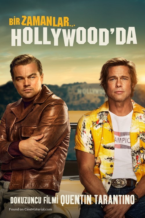 Once Upon a Time in Hollywood - Turkish Movie Cover