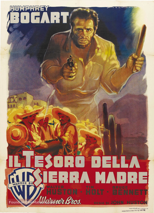 The Treasure of the Sierra Madre - Italian Movie Poster