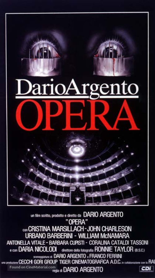 Opera - Italian Movie Poster