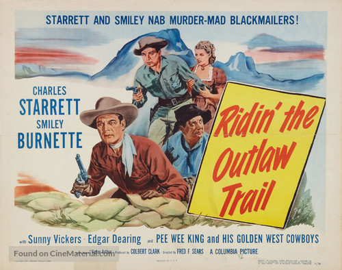 Ridin&#039; the Outlaw Trail - Movie Poster
