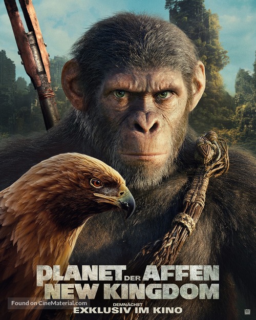 Kingdom of the Planet of the Apes - German Movie Poster