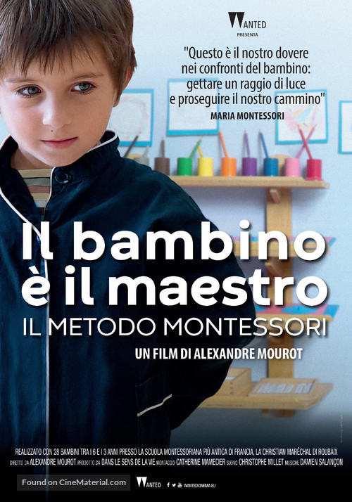 Le ma&icirc;tre est l&#039;enfant - Italian Movie Poster