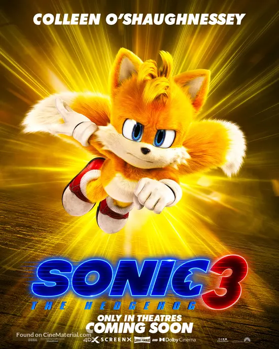 Sonic the Hedgehog 3 - Canadian Movie Poster