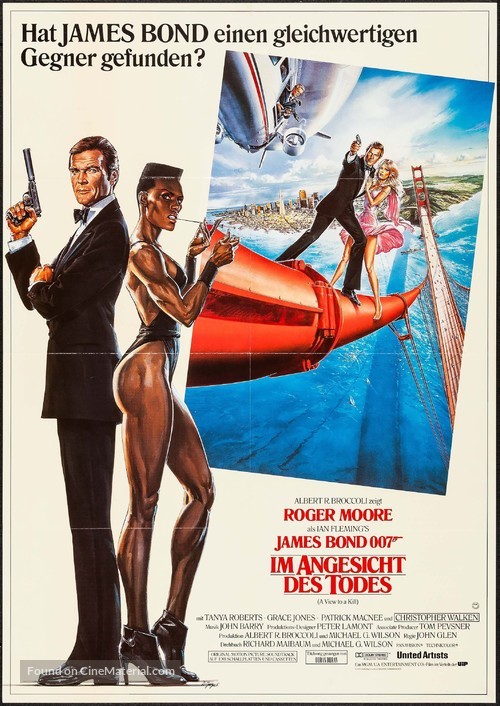 A View To A Kill - German Movie Poster