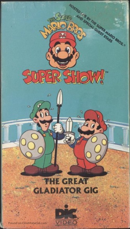 The Super Mario Bros. Super Show!" (1989) vhs movie cover