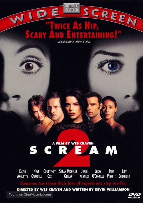 Scream 2 - DVD movie cover