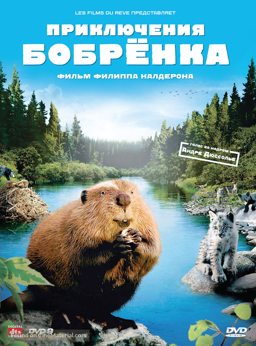 M&egrave;che Blanche, les aventures du petit castor - Russian DVD movie cover