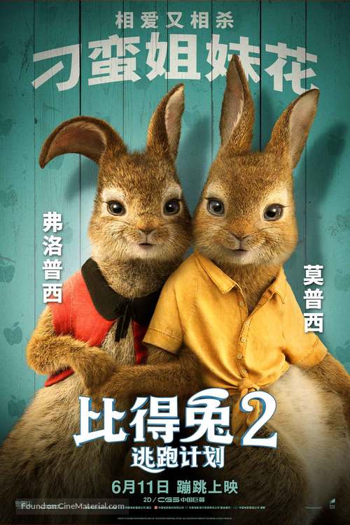 Peter Rabbit 2: The Runaway - Chinese Movie Poster