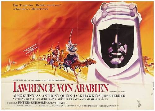 Lawrence of Arabia - German Movie Poster