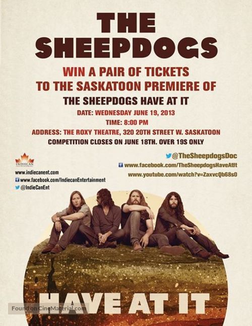 The Sheepdogs Have at It - Canadian Movie Poster