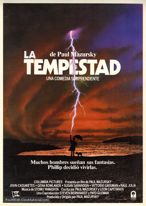 Tempest - Spanish Movie Poster