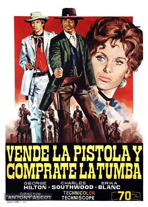 C&#039;&egrave; Sartana... vendi la pistola e comprati la bara - Spanish Movie Poster