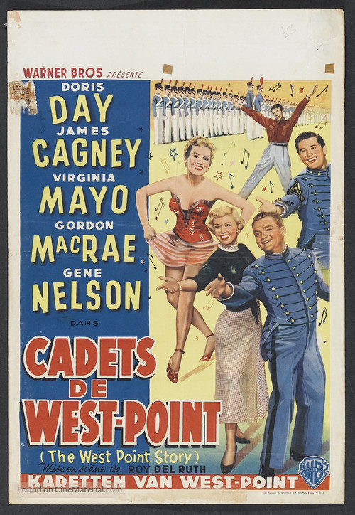 The West Point Story - Belgian Movie Poster