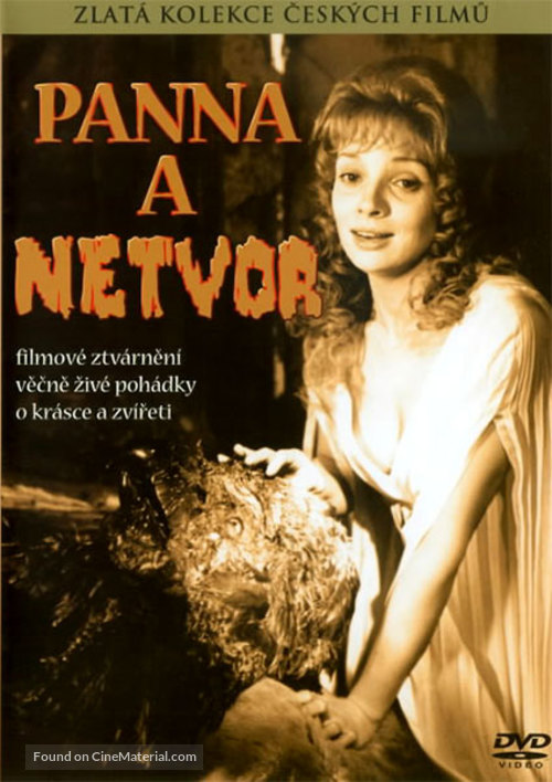 Panna a netvor - Czech DVD movie cover