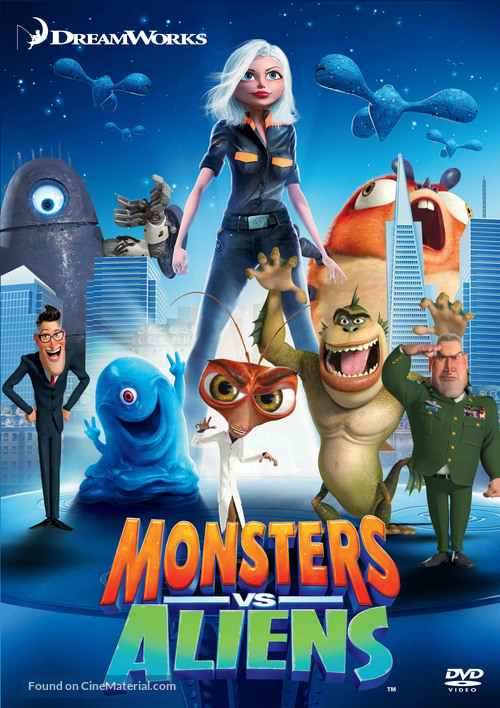 Monsters vs. Aliens - Movie Cover