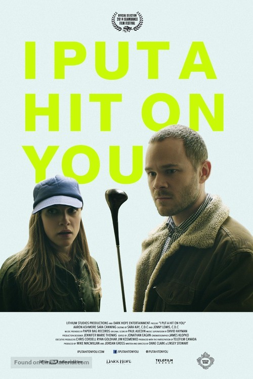 I Put a Hit on You - Canadian Movie Poster