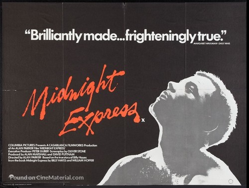 Midnight Express - British Movie Poster