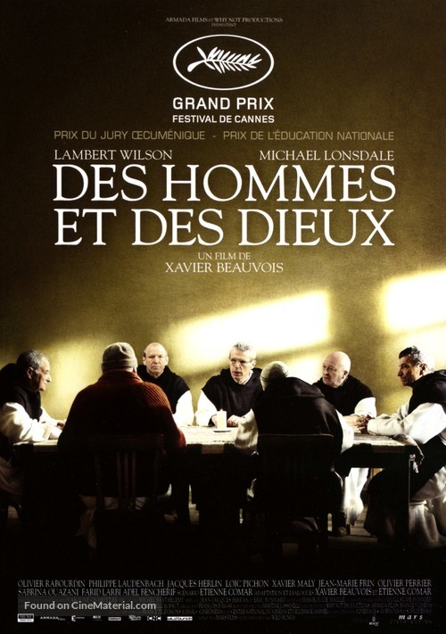 Des hommes et des dieux - French DVD movie cover