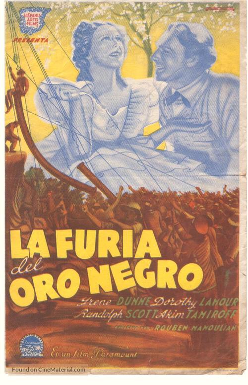 High, Wide, and Handsome - Spanish Movie Poster