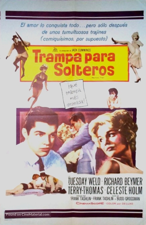 Bachelor Flat - Spanish Movie Poster