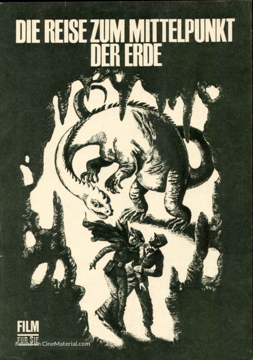 Journey to the Center of the Earth - German poster