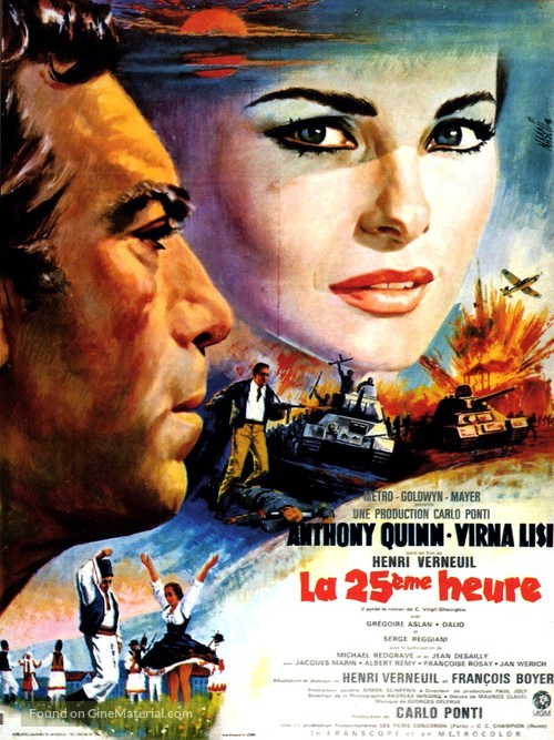 La vingt-cinqui&egrave;me heure - French Movie Poster