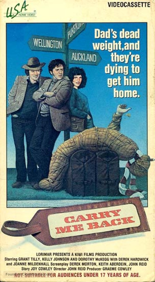 Carry Me Back - New Zealand VHS movie cover