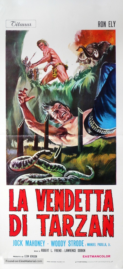 Tarzan&#039;s Deadly Silence - Italian Movie Poster