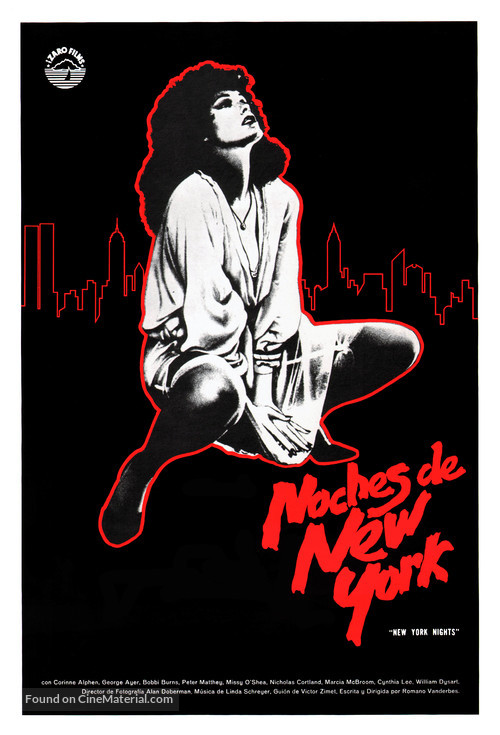 New York Nights - Spanish Movie Poster