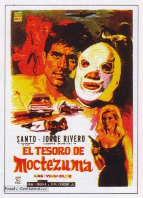 El tesoro de Moctezuma - Mexican Movie Poster