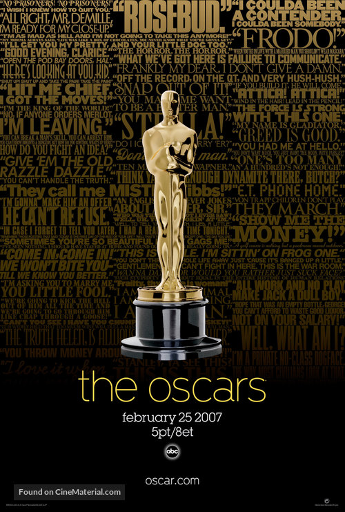 The 79th Annual Academy Awards - Movie Poster